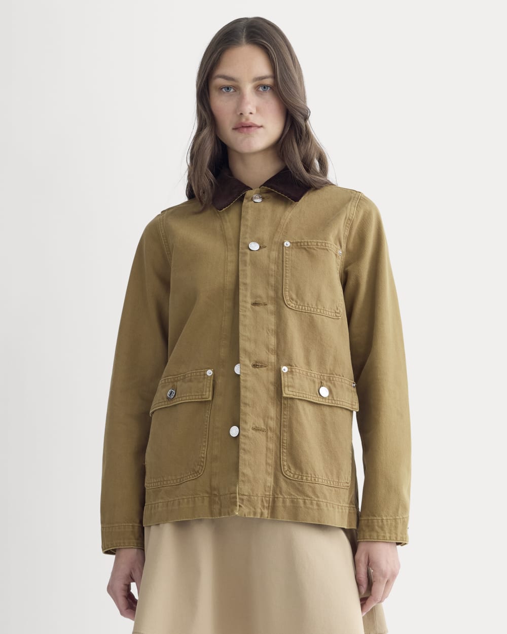 The Ranch Jacket in Neutral Ermine — front view
