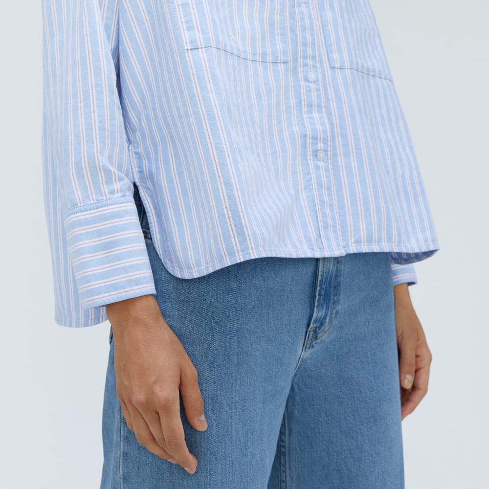The Boxy Oxford in Sky / White — detail view
