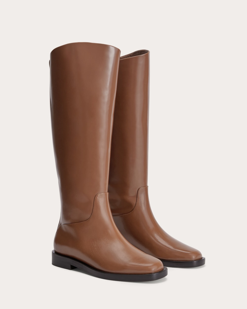 The Riding Boot in Rum — detail view
