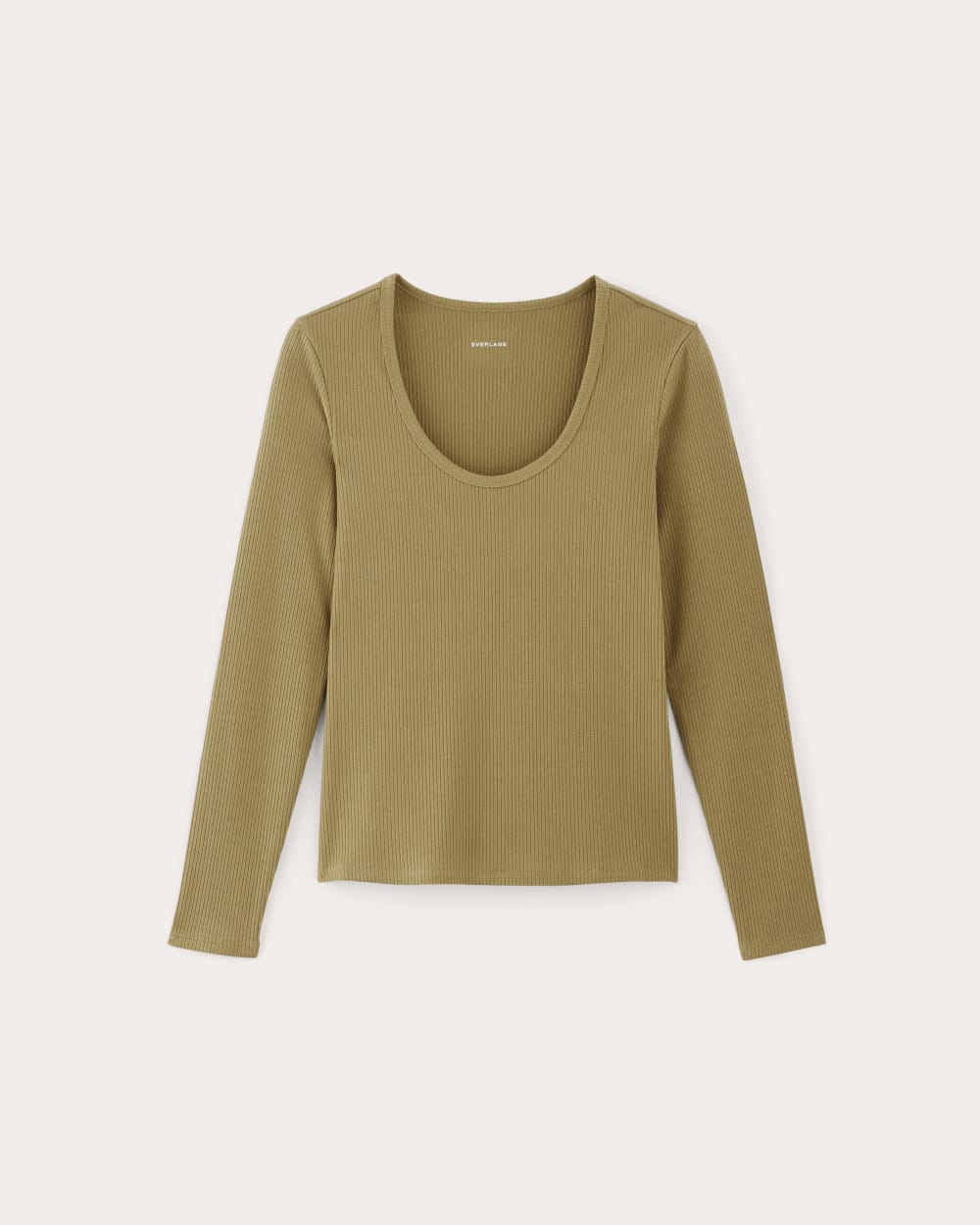 The Shimmy Long-Sleeve Tee in Fennel Seed — alternate view