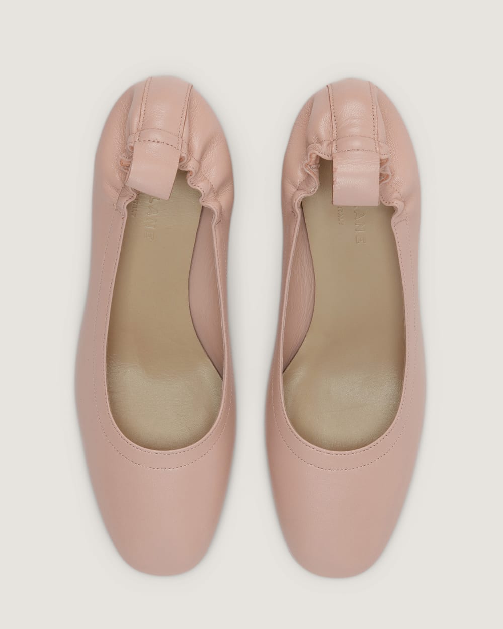 The Day Heel in Narrow Fit in Pale Pink — detail view