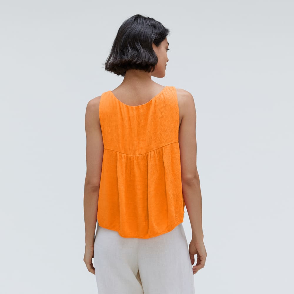 The Naia™ Ripple Tank in Turmeric — detail view
