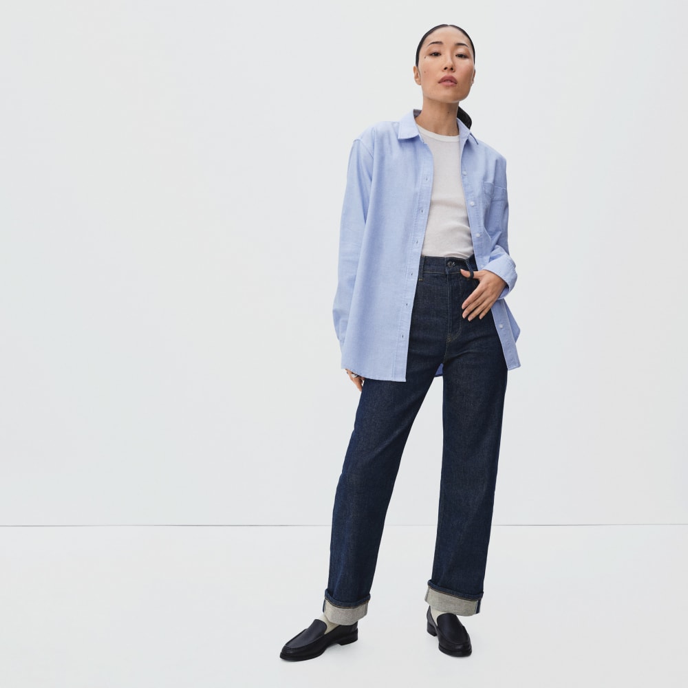 The Way-High® Jean in Indigo Rinse — detail view