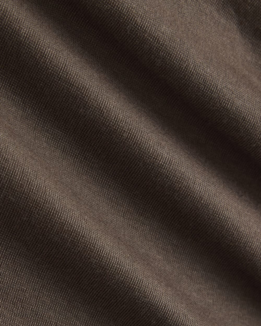 Asymmetrical Top in Butterluxe in Deep Taupe — detail view