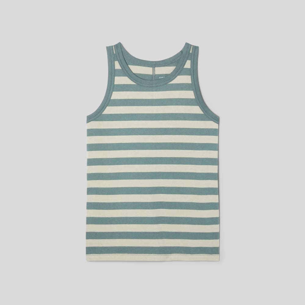 The Tank in Essential Cotton in Green Balsam / Seagrass — alternate view