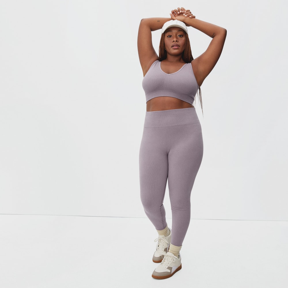 The Seamless Legging in Dusty Lavender — alternate view