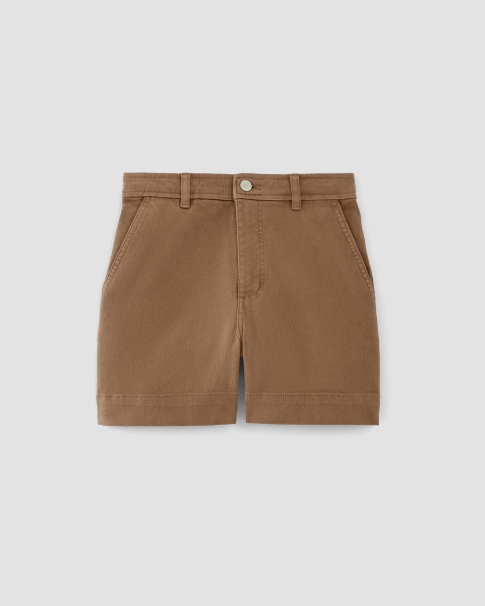 The Utility Short in Carob Brown — alternate view