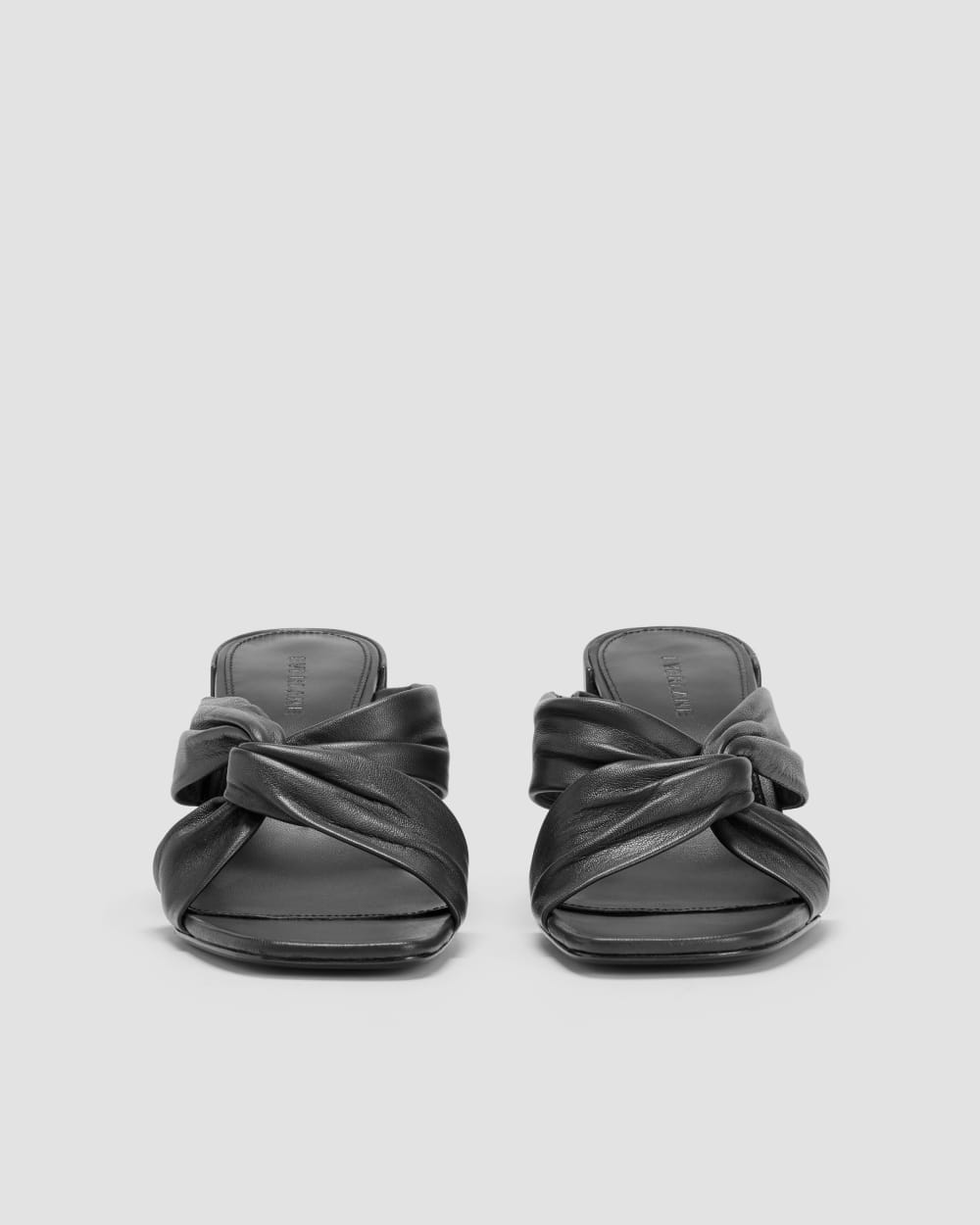 The Day Twist Heel in Black — detail view