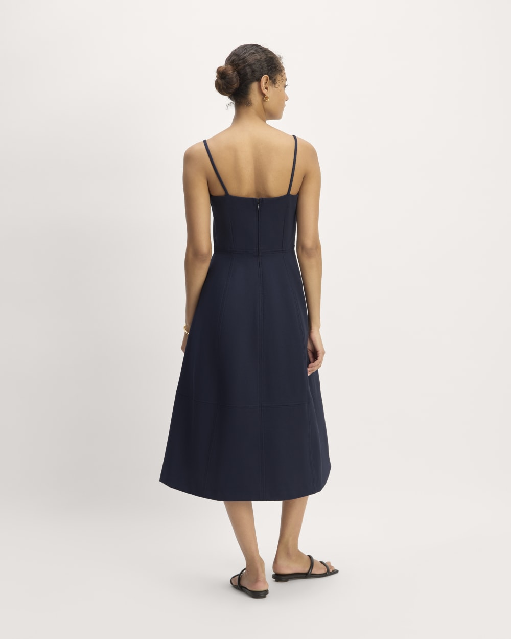 The Dream Everywhere Dress in Navy — detail view