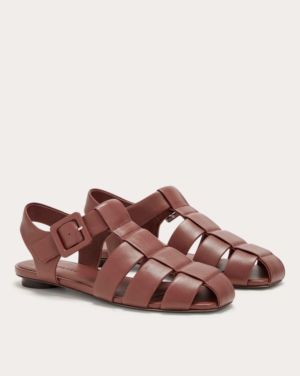 The Day Fisherman Sandal in Rum — detail view