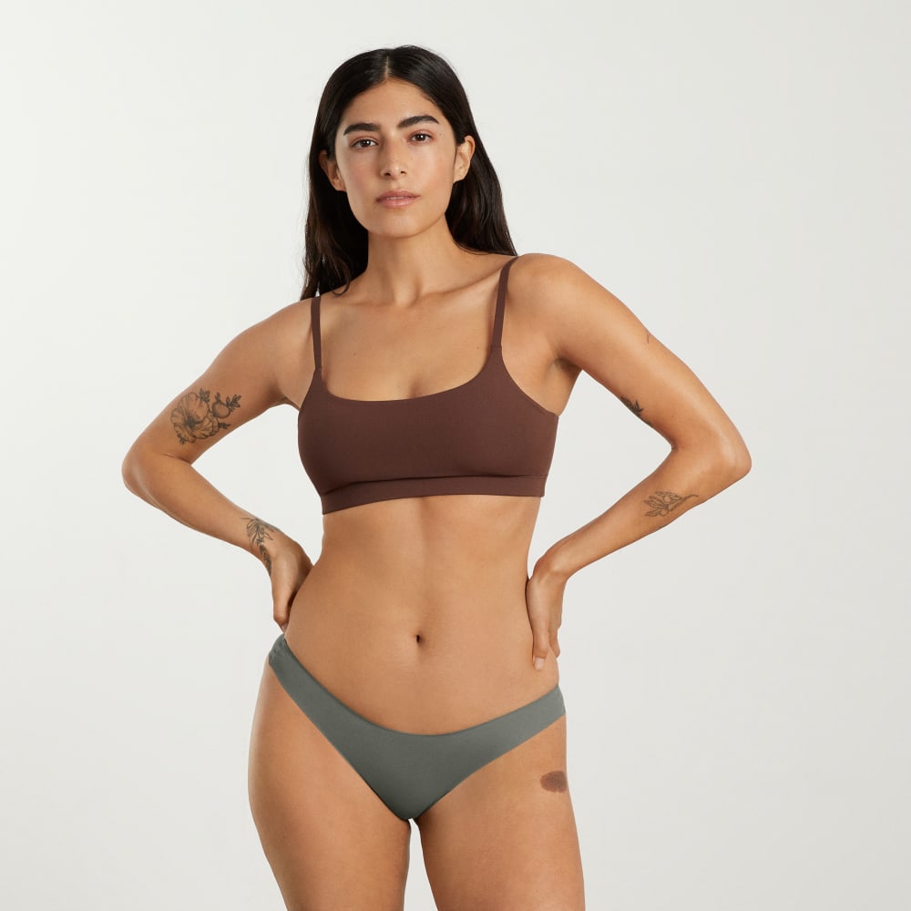 The Invisible Bikini in Pewter Green — alternate view