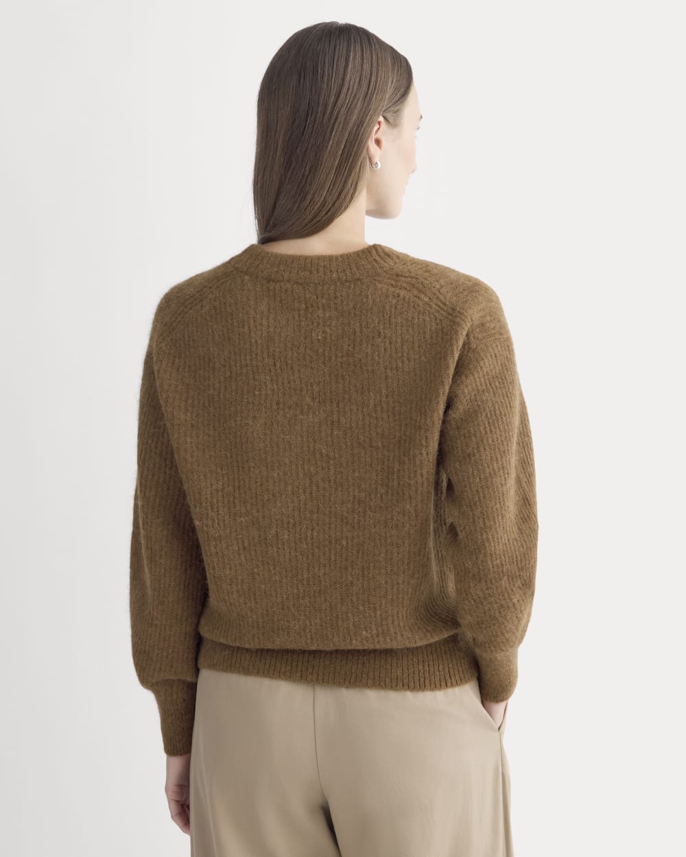 The Cocoon Crew in Alpaca in Toffee — detail view