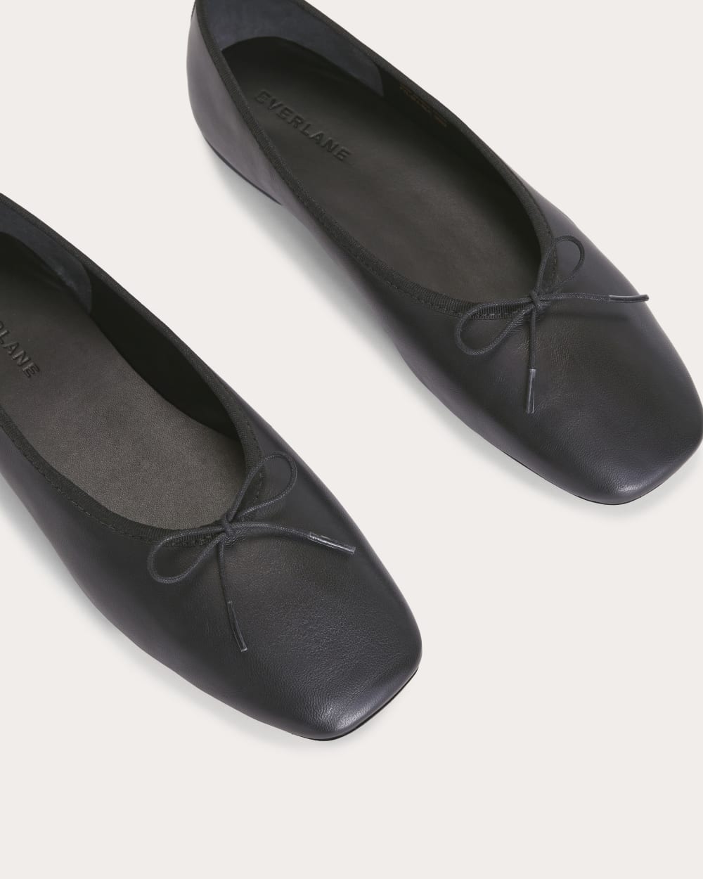 The Day Ballet Flat in Black — detail view