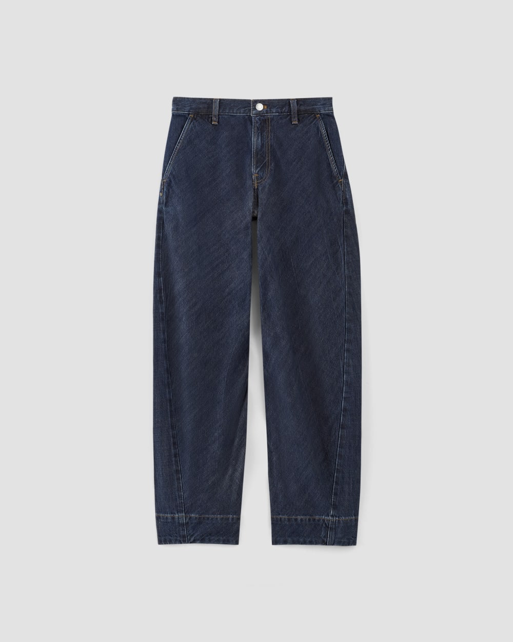 The Summer Barrel Jean in Deep Sea Wash — alternate view
