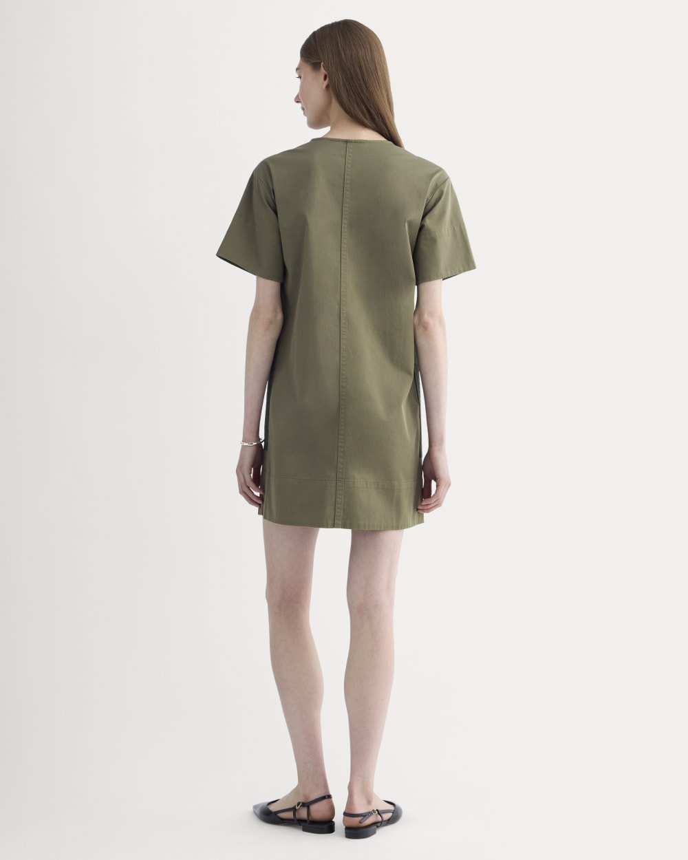 The Safari Mini Dress in Kalamata / Duffel Bag — detail view