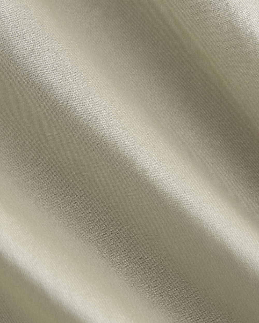 Wrap Top in Silk Charmeuse in Peyote — detail view