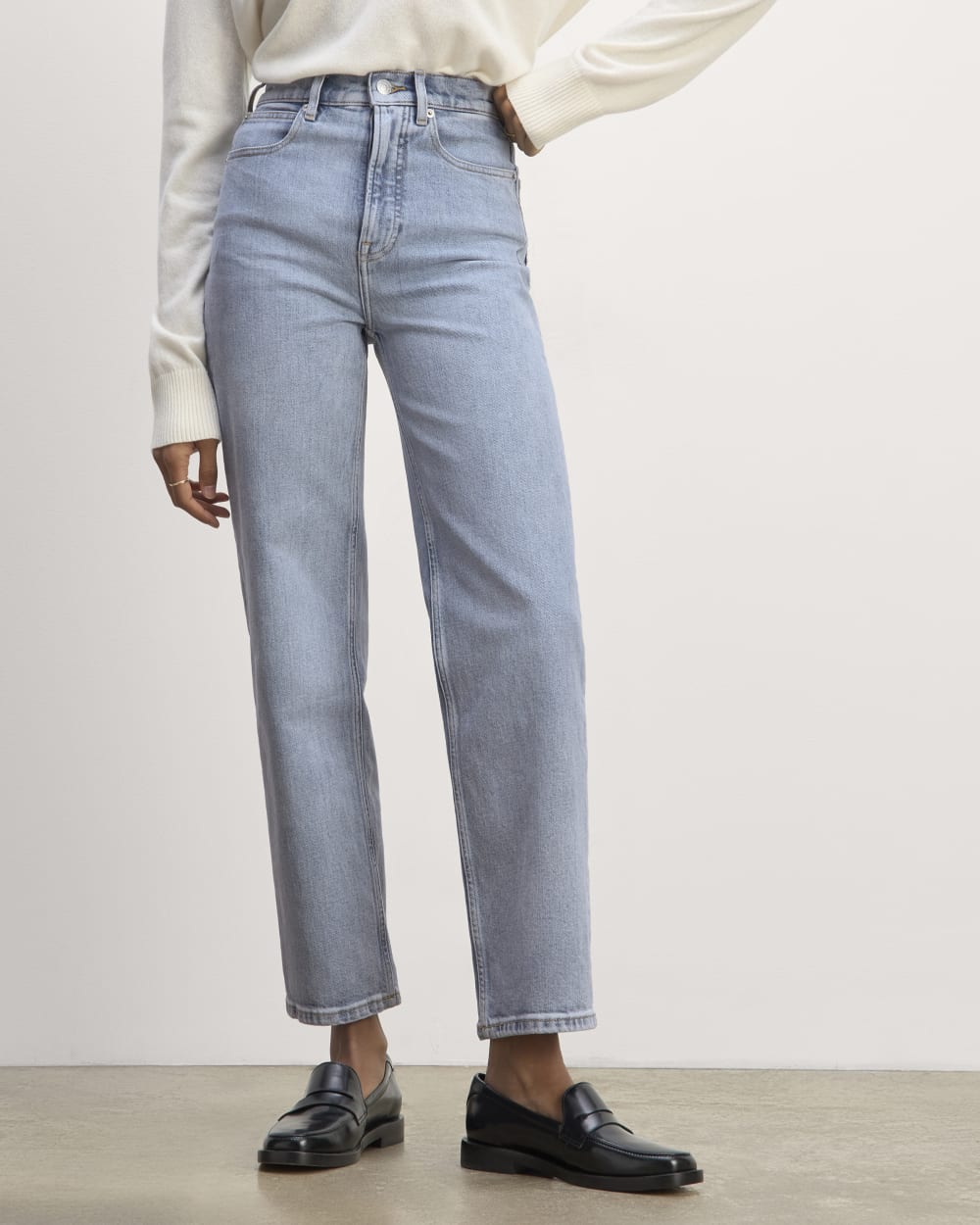 The Way-High® Jean in Salt Water — detail view