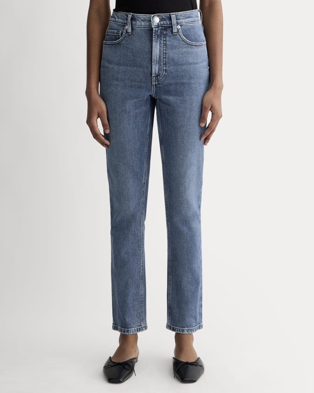 The Original Cheeky® Jean in Medium Washed Blue — detail view