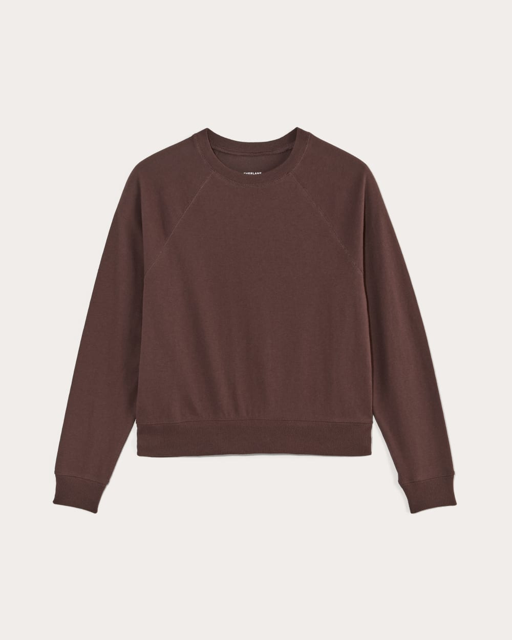 The Off-Duty Long-Sleeve Tee in Dark Mahogany — alternate view