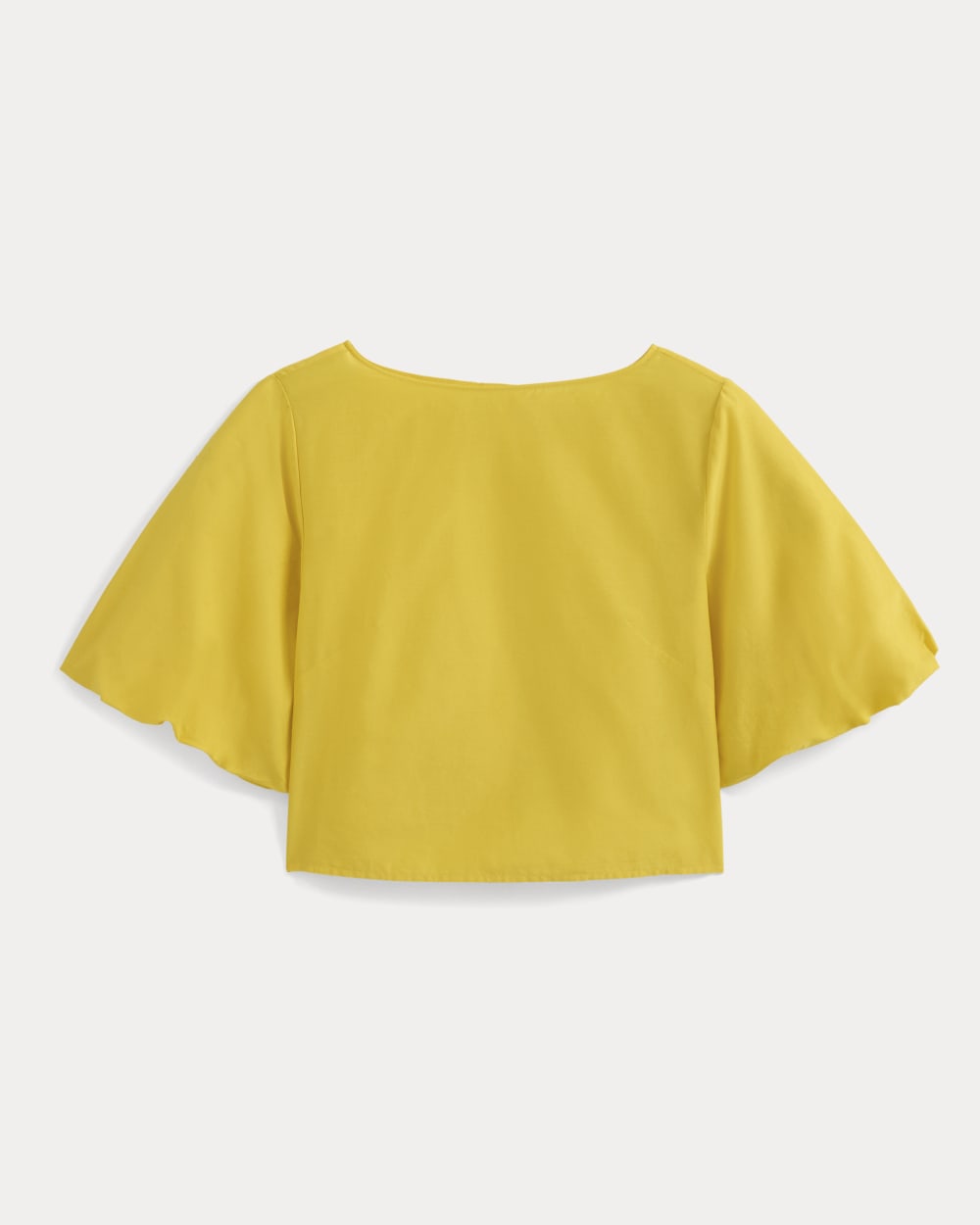 Bubble-Sleeve Top in Passion Fruit — alternate view