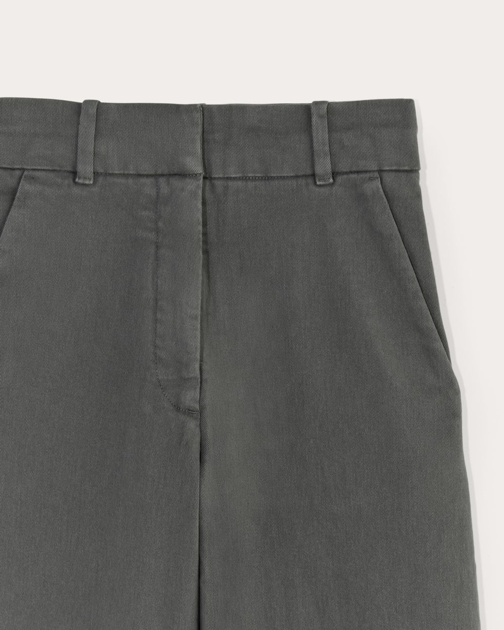 The Phoebe Trouser in Graphite — detail view
