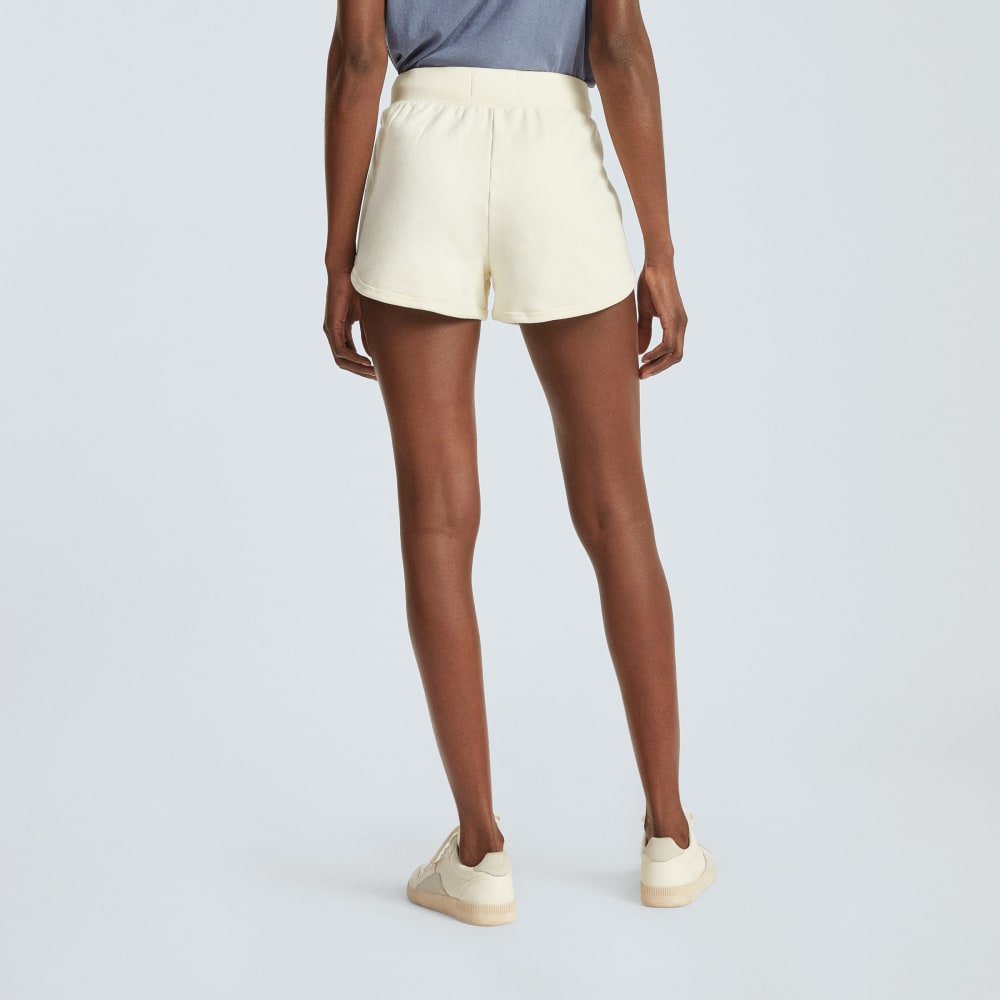 The Track Sweatshort in Canvas — detail view