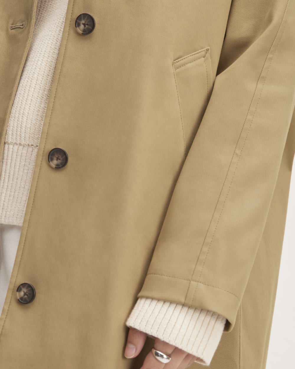 The Mac Coat in Cornstalk — detail view