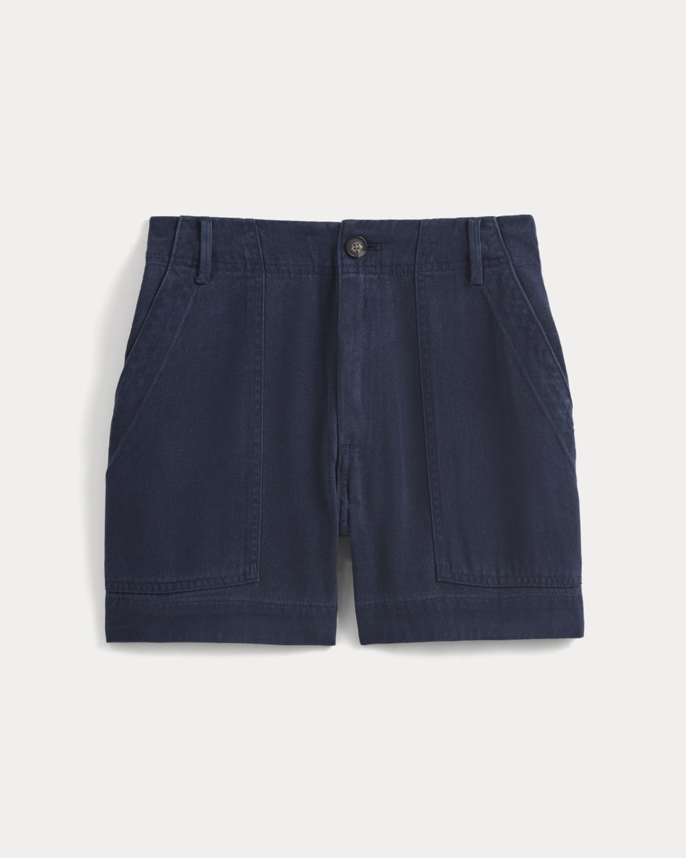 The Utility Short in Buttersoft in Navy — alternate view