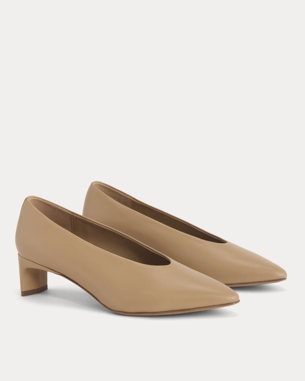 Made in Italy Almond-Toe Pump in Affogato — alternate view