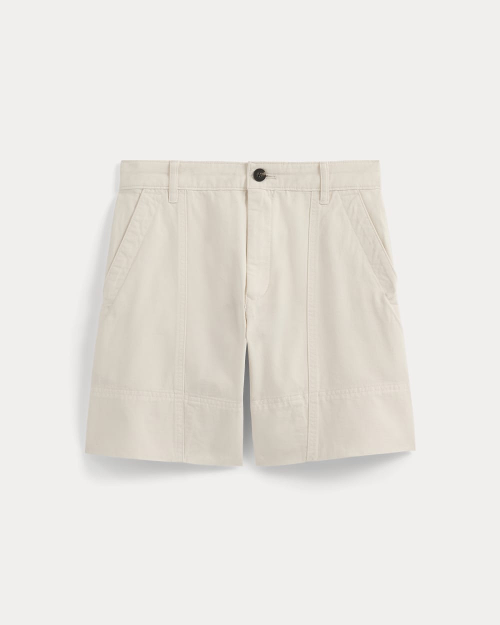 Seamed Everywhere Short in Bone — alternate view