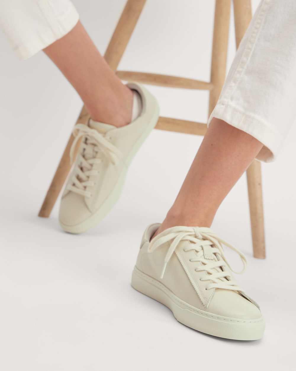 The Day Sneaker in Parchment — alternate view
