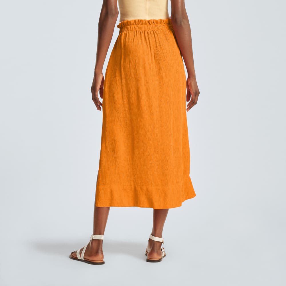 The Naia™ Ripple Skirt in Turmeric — detail view