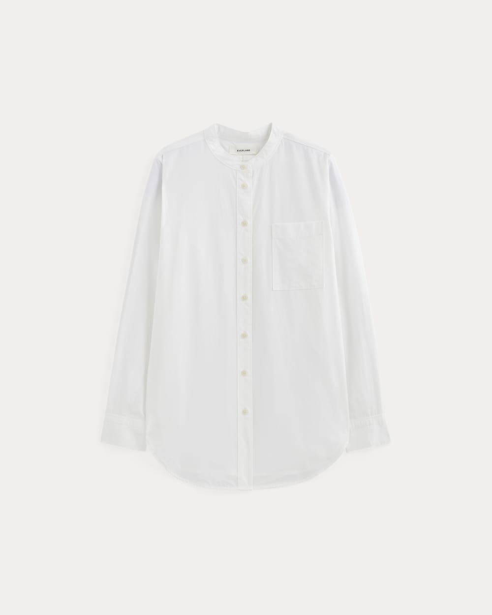 The Oversized Shirt in Ultrasoft Cotton in White — alternate view