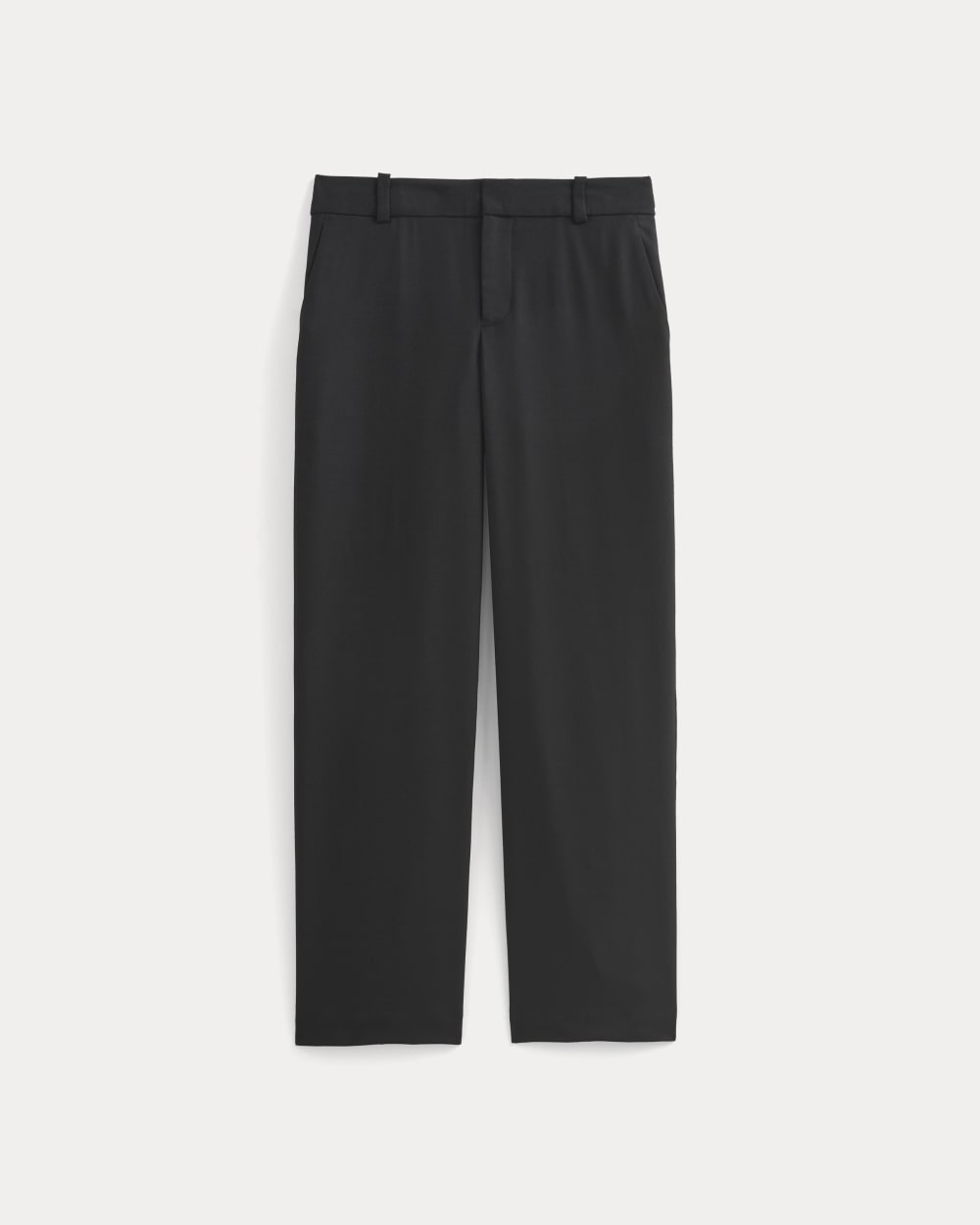 Straight-Leg Trouser in Tailor Twill in Black — alternate view