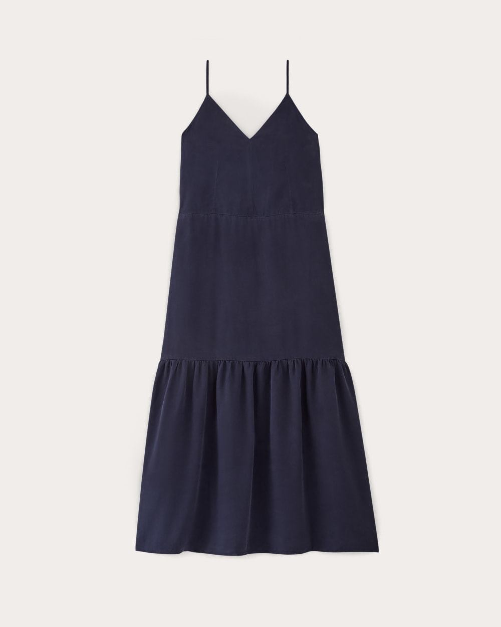 The Long Weekend Dress in Butterlite in Navy — alternate view