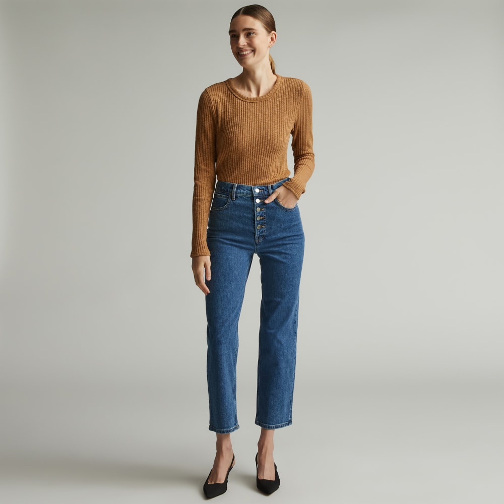 The Way-High® Jean in Cali Blue — detail view