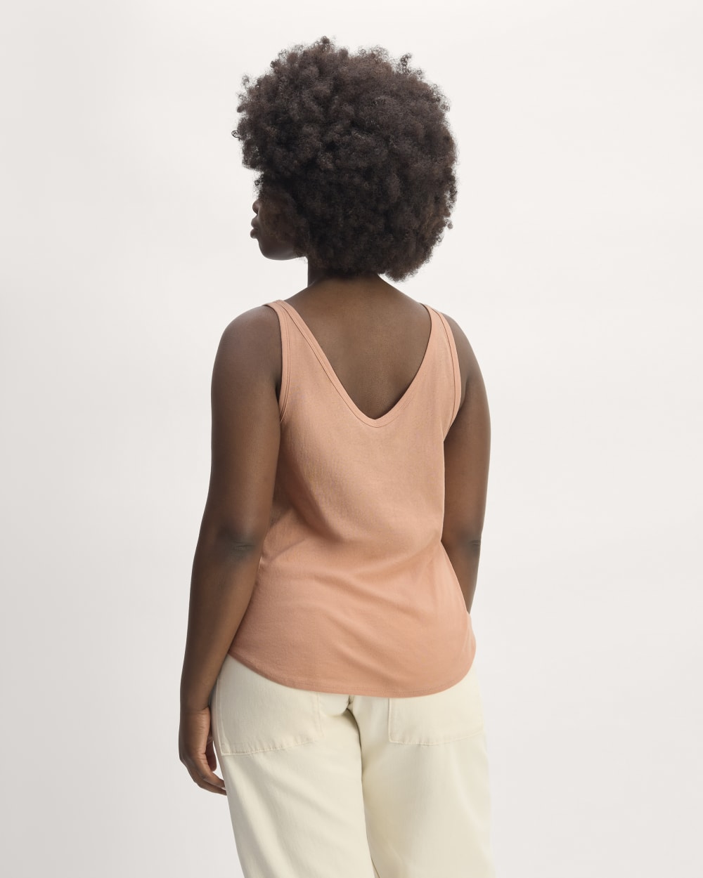 The Air Cami in Blush Pink — detail view