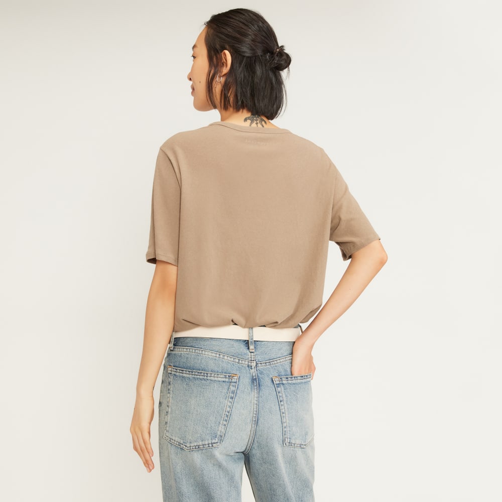 The Air Tee in Clay — detail view