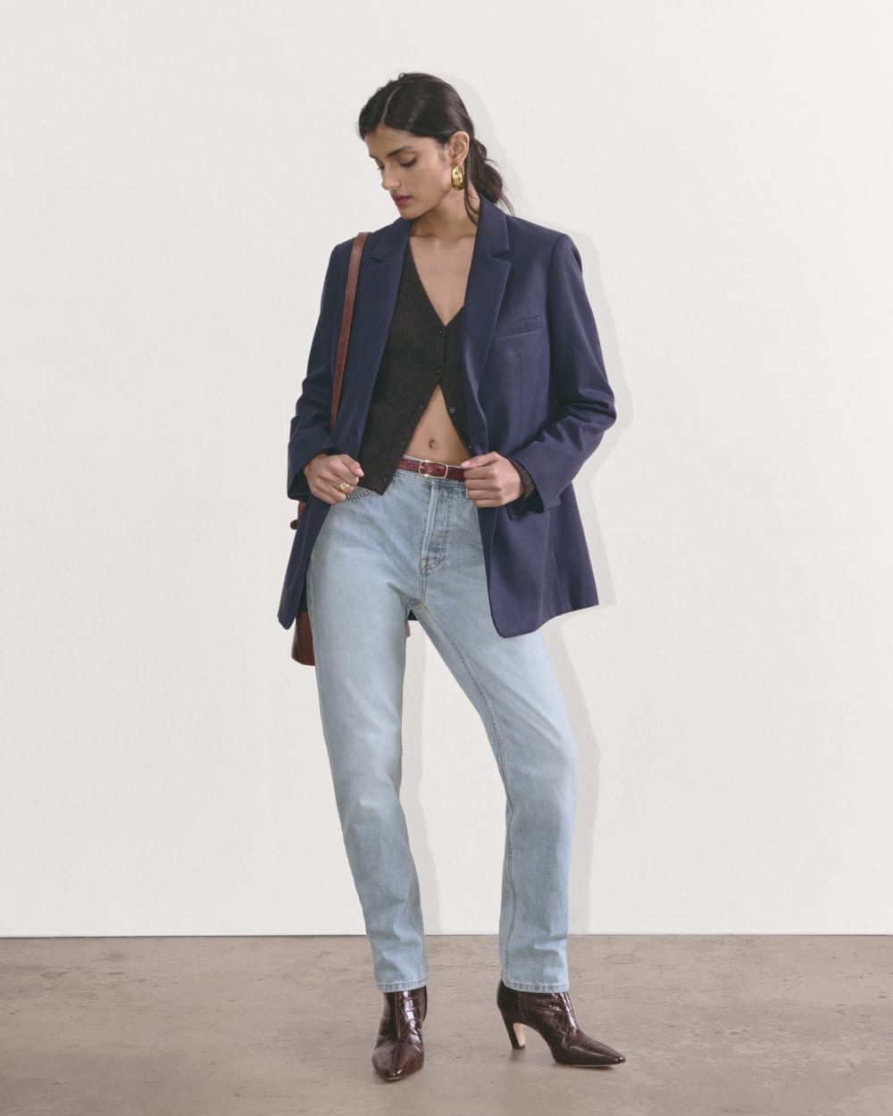 The ’90s Cheeky® Jean in Vintage Sunbleached Blue — front view