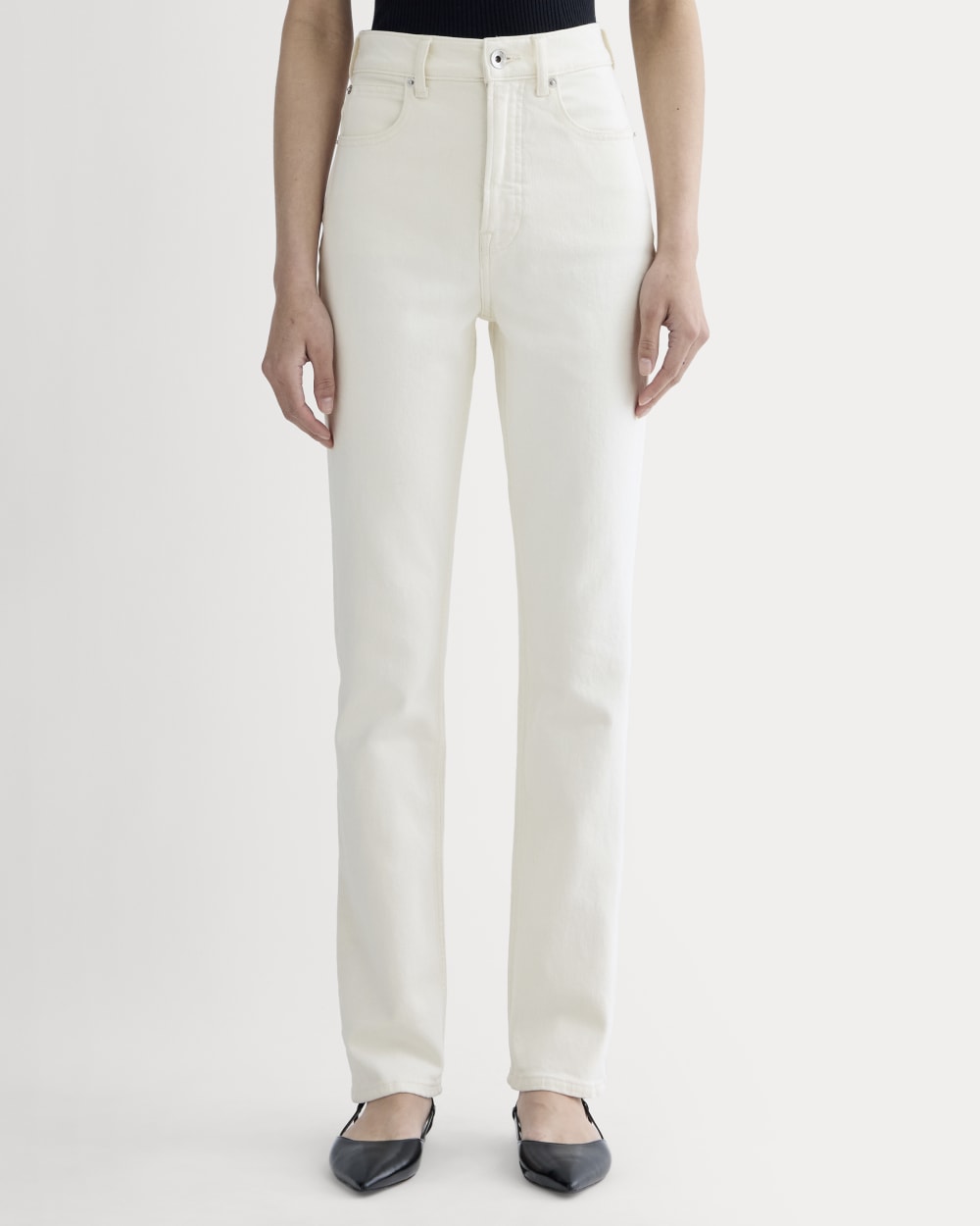 The Way-High® Slim Jean in Calico Ecru — detail view