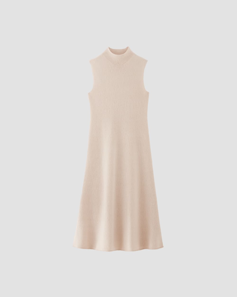 The Cozy-Stretch Sleeveless Midi Dress in Whisper Pink — alternate view