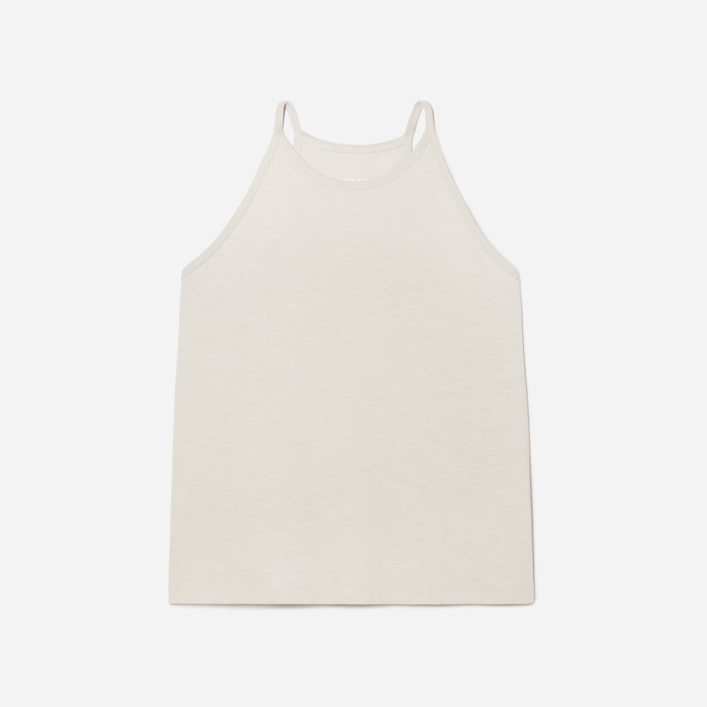 The Hemp Cutaway Tank in Moonlit Cloud — front view