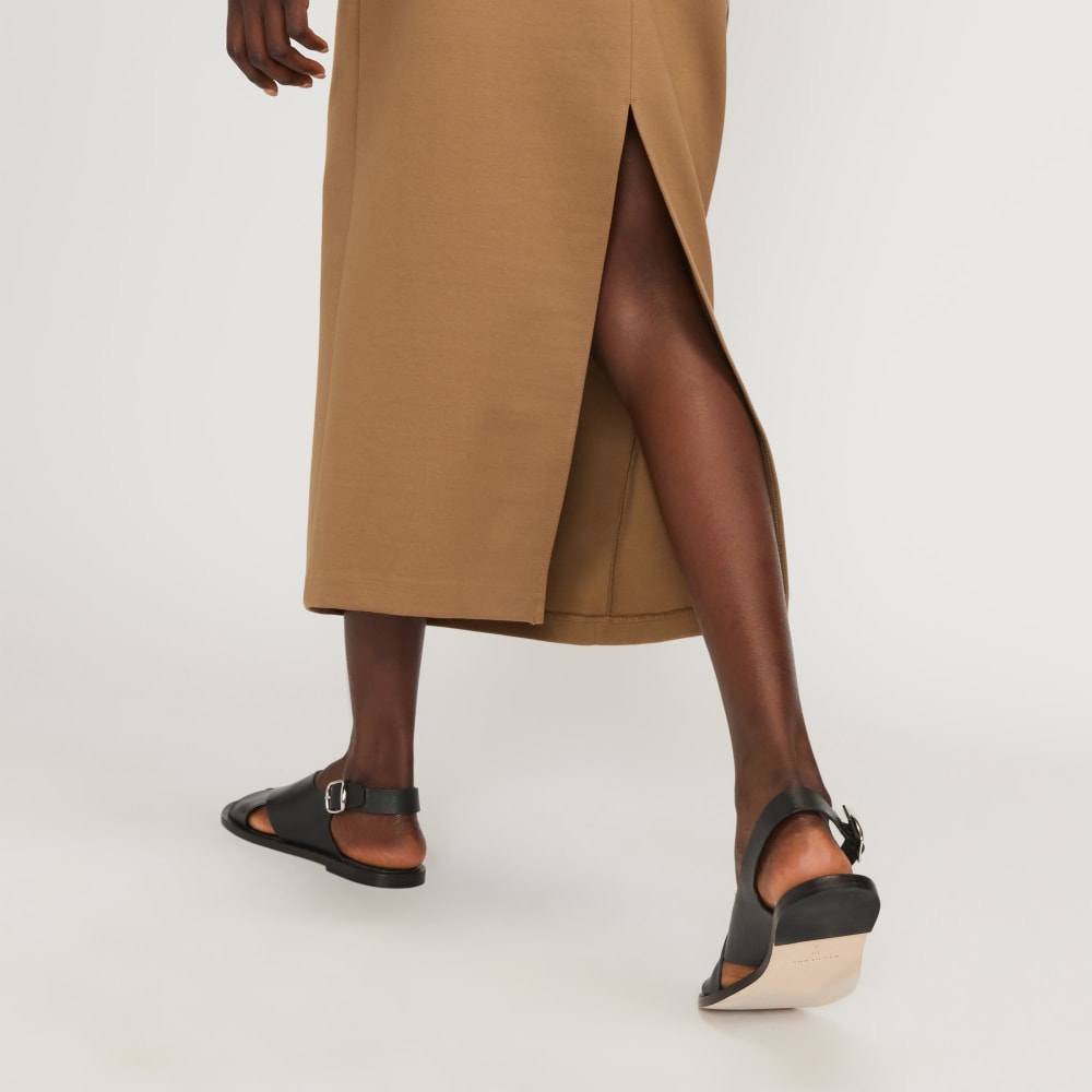 The Dream Maxi Skirt in Toasted Coconut — detail view