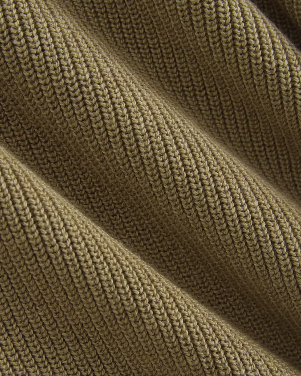 The Boatneck Top in Everyday Cotton in Dark Heathered Camel — detail view
