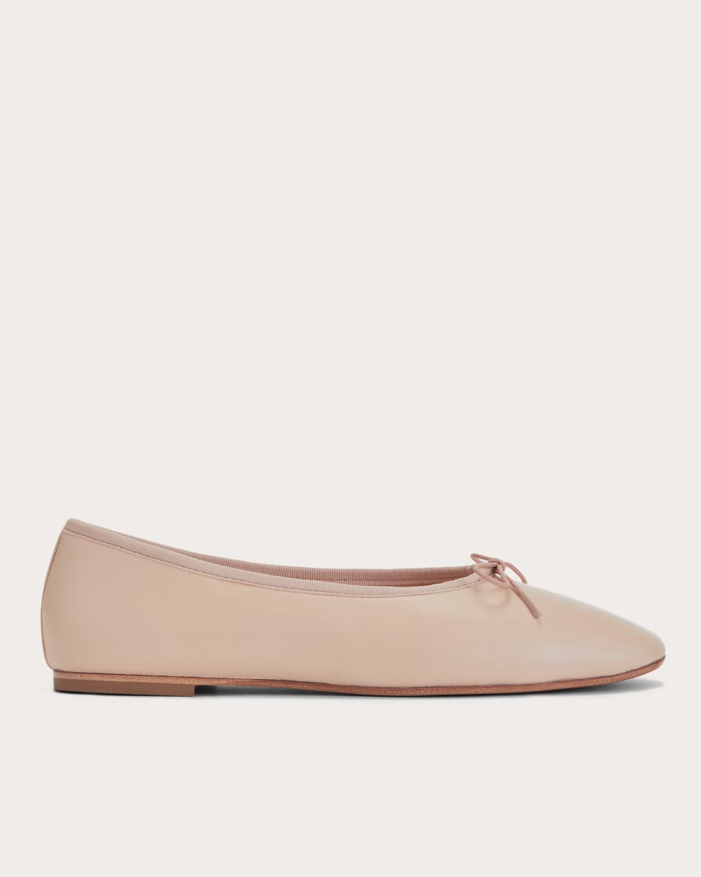 The Day Ballet Flat in Pale Pink — front view