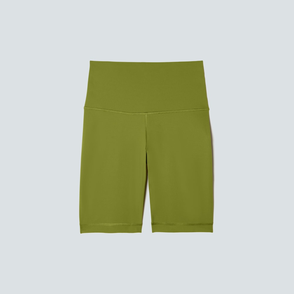 The Perform Bike Short in Pear — front view