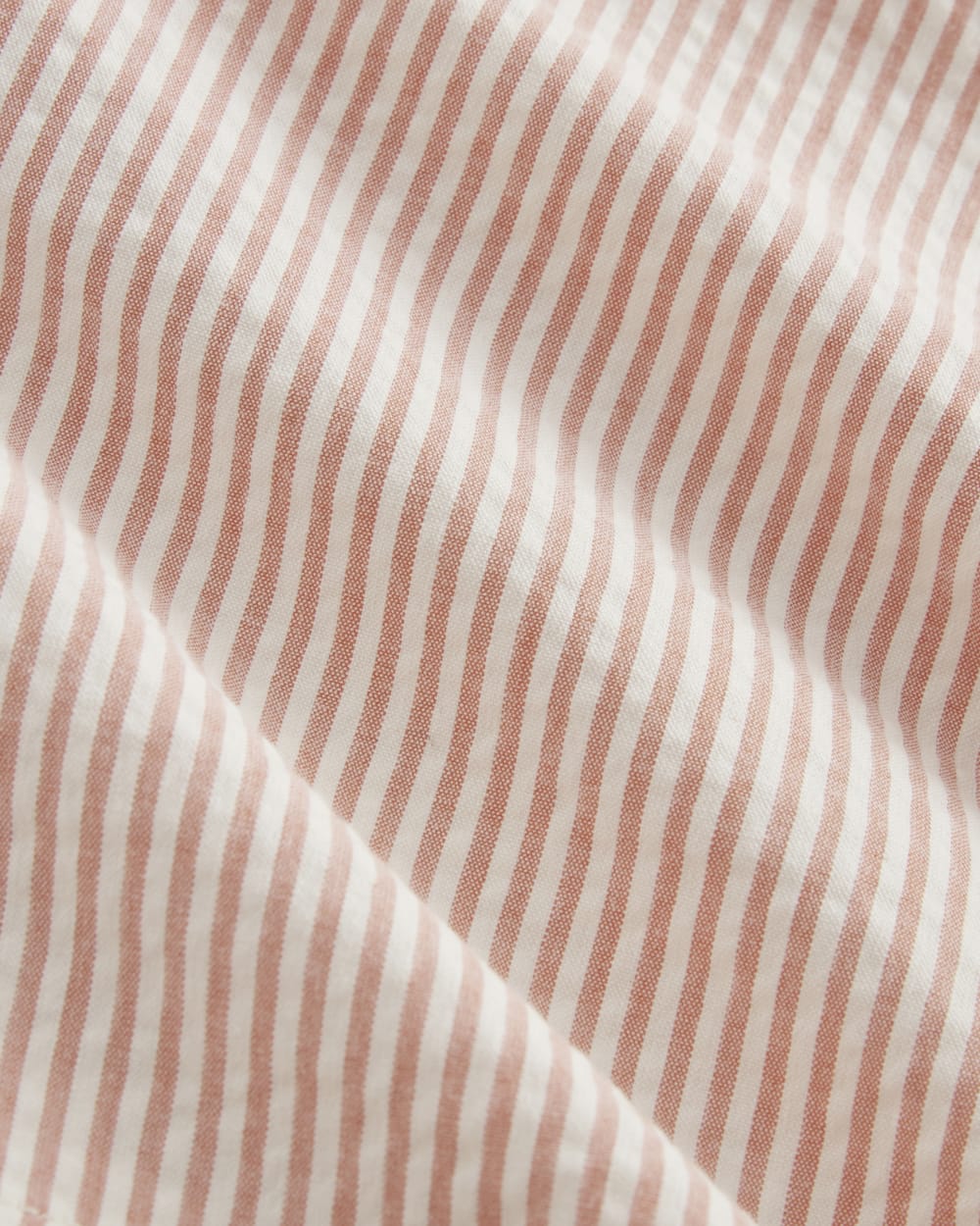 The Seersucker Pull-On Short in Soft Orange — detail view