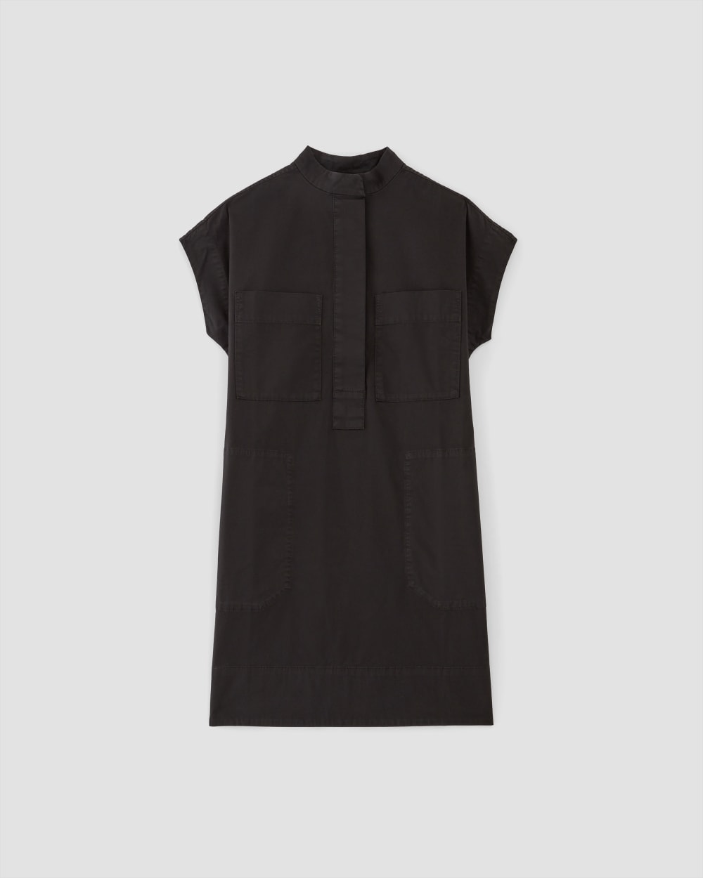 The Easy Workwear Dress in Black — alternate view