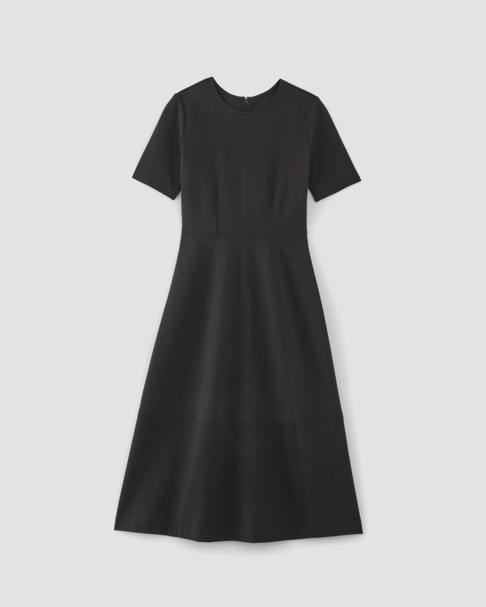 The Dream Short-Sleeve Dress in Black — alternate view