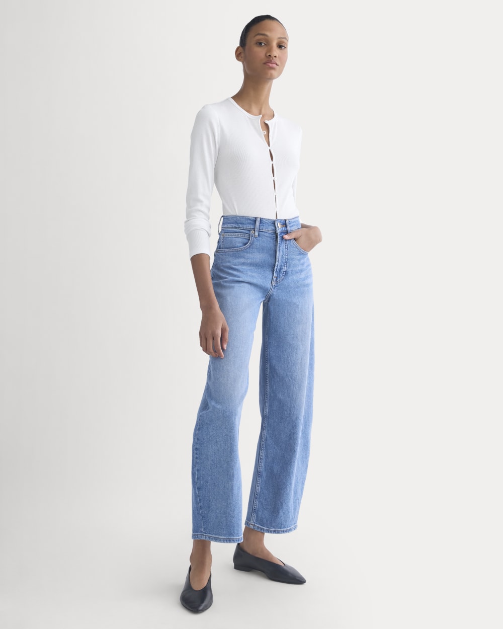 The Way-High® Curve Jean in Medium Wash — front view